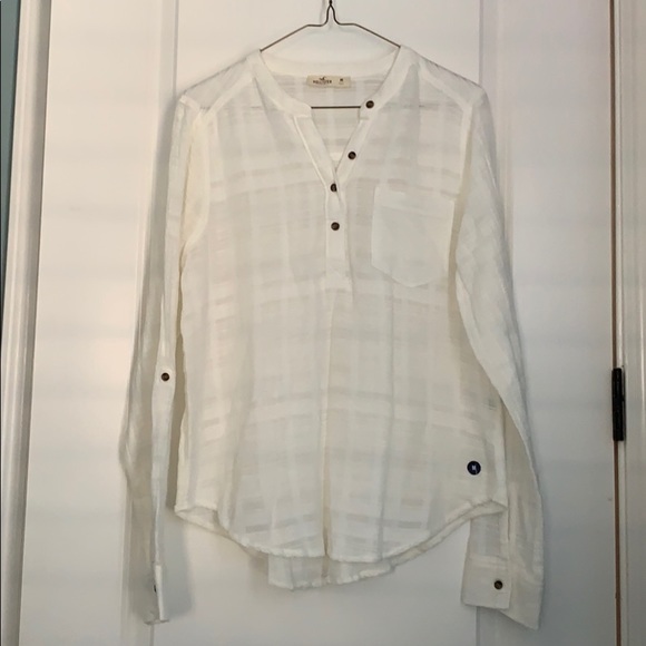 White button down cotton shirt - Picture 1 of 5